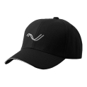 Slovic Cap For Men Free Size With Adjustable Strap Caps For All Sports Baseball, Cricket, Gym, Tennis Black