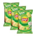 Lay’S Potato Chips – American Style Cream & Onion Flavour , 115 Gm Value Pack Of 3