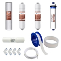 Aqua Jiva Star Ro Water Purifier Filter Kit – 100 Gpd Membrane, Pre-Filter, Carbon, Sediment, Flow Restrictor, Tubing & Connectors – Universal Replacement For Ro+Uv+Uf Purifiers