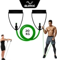 Slovic Tpe With Sturdy Handles,|(20 Kgs) Resistance Tube(Green)