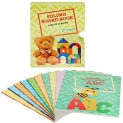 Amazon Brand – Solimo Long Board Book, Set Of 10 (Alphabets, Fruits, Numbers, Vegetables, Words, Animals, Birds, Vehicles, General Knowledge, Nursery Rhymes)