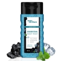Man Matters 3 In 1 Action Charcoal & Menthol Body Wash | With Menthol, 5% Niacinamide & Activated Charcoal Beads | For Instant Cooling, Odor Protection & Improves Skin Texture | 250Ml