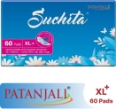 Patanjali Suchita Xl+ Ultra Dry 320 Mm Sanitary Pad(Pack Of 60)