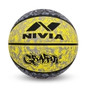 Nivia Graffiti Basketball – Size: 7 (Yellow)