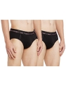 Jockey Men’S Super Combed Cotton Briefs With Bold, Ultrasoft And Durable Waistband (Pack Of 2) Us14_Black_S