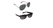 Redex Aviator And Wayfarer Stylish Sunglasses Pack Of Two For Men & Women