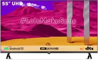 Sens Pikaso 140 Cm (55 Inch) Ultra Hd (4K) Led Smart Android Tv With Flurosens Panel, Dolby Audio And Dts(Sens55Wasuhd)