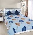 Amazon Brand – Solimo Candy Cordate Microfibre Printed Dohar Cum Ac Blanket, 110 Gsm, Blue, Double