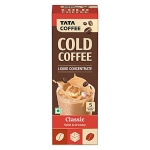 Tata Coffee Cold Coffee, Liquid Concentrate, Classic, Deliciously Rich & Creamy, Café-Style, Easy To Make, 5 Sachets Brown