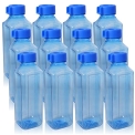 Wonder Plastic Atlanta 600 Fridge Bottle Set, 12 Pc Bottle, 600 Ml, Blue Color, Made In India