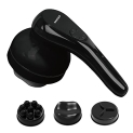 Beatxp Blaze Elite Deep Tissue Handheld Body Massager With 3 Massage Heads – Shiatsu Full Body Relaxation For Pain Relief – Back, Leg, Foot & Body Slimming And Toning Massager With 1 Year Warranty