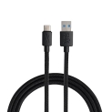 Flix (Beetel Usb To Type C Pvc Data Sync & 2A Smartphone Fast Charging Cable, Made In India, 480Mbps Data Sync, Tough Cable, 1 Meter Long Usb Cable For Usb Type C Devices Black Xcd-C12