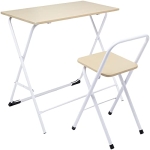 Amazon Brand – Solimo Felix Folding Study Table And Chair Set (Brown)
