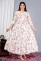 Brd Enterprises Women Printed Anarkali Kurta(Pink)