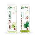 Nutriorg Amla & Aloe Vera Juice – 600 Ml (Pack Of 2 – 300 Each) | Organically Grown| Immunity Booster | Detoxification