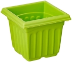 Gardens Need 100% Virgin Plastic Super Pot-04 | Set Of 8 Planter, (7Cm X 11Cm X 9Cm, Lemon Green)