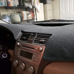 Carmate Car Dashboard Cover For Mahindra Quanto – Grey