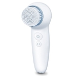 Beurer Fc 65 Pureo Deep Clear Facial Brush With 2 Function Levels Vibrating And Pulsating | 3 Speed Settings | Battery-Powered | Blue Led Light | 3 Years Warranty